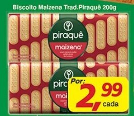 Supermercados Guanabara Biscoito Maizena Trad. Piraque 200g oferta