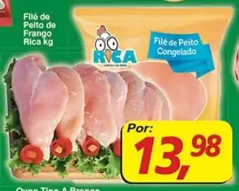 Supermercados Guanabara File de Peito de Frango Rica 1kg oferta