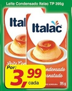 Supermercados Guanabara Leite Condensada Italac TP 395g oferta