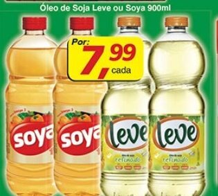 Supermercados Guanabara Oleo de Soja Leve ou Soya 900ml oferta