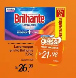 Giassi Supermercados Lava-roupas em Pó Brilhante oferta