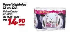 Dia Papel Higiênico 12 un. DIA oferta
