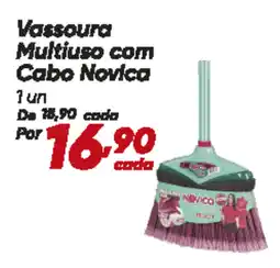 Dia Vassoura Multiuso com Cabo Novica oferta