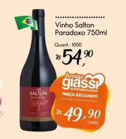 Giassi Supermercados Vinho Salton Paradoxo oferta