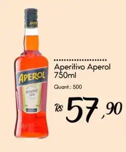 Giassi Supermercados Aperitivo Aperol oferta