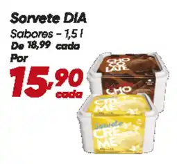 Dia Sorvete DIA Sabores oferta
