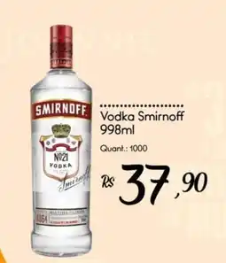 Giassi Supermercados Vodka Smirnoff oferta
