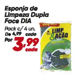 Dia Esponja de Limpeza Dupla Face DIA oferta