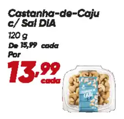 Dia Castanha-de-Caju c/ Sal DIA oferta