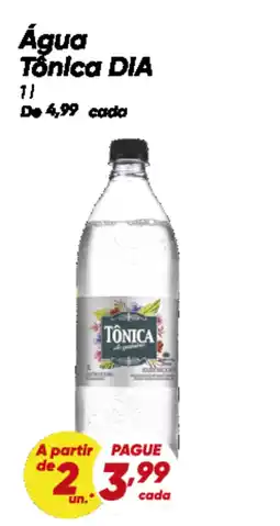 Dia Água Tónica DIA oferta