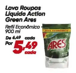 Dia Lava Roupas Liquido Action Green Ares oferta