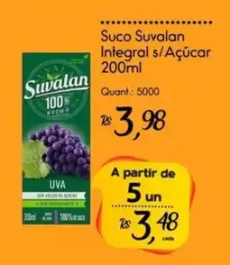 Giassi Supermercados Suco Suvalan Integral s/Açúcar oferta