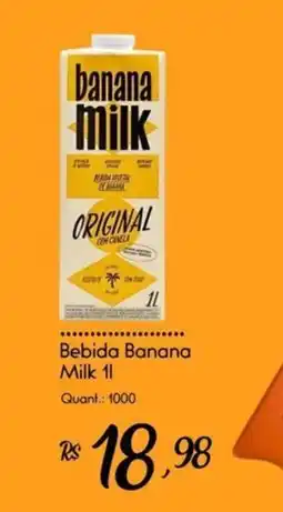 Giassi Supermercados Bebida Banana Milk oferta