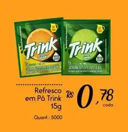 Giassi Supermercados Refresco em Pó Trink oferta