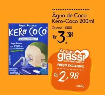 Giassi Supermercados Água de Coco Kero-Coco oferta