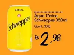 Giassi Supermercados Agua Tônica Schweppes oferta