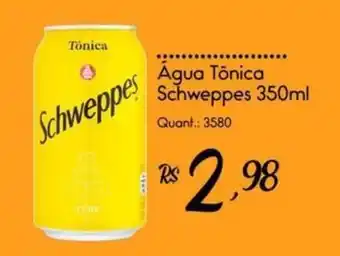 Giassi Supermercados Agua Tônica Schweppes oferta