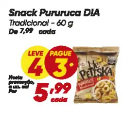 Dia Snack Pururuca DIA Tradicional oferta