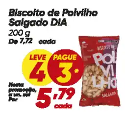 Dia Biscoito de Polvilho Salgado DIA oferta