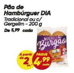 Dia Pão de Hambúrguer DIA oferta