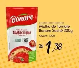 Giassi Supermercados Molho de Tomate Bonare Sache oferta