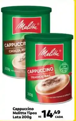 Max Atacadista Cappuccino Melitta Tipos oferta