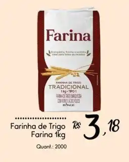 Giassi Supermercados Farinha de Trigo Farina oferta