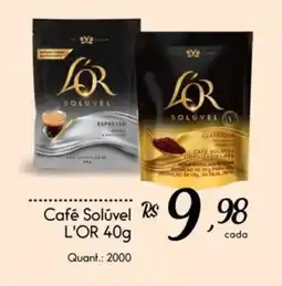 Giassi Supermercados Café Solúvel L'OR oferta