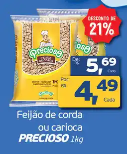 Cometa Supermercados Feijão de corda ou carioca PRECIOSO oferta