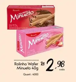 Giassi Supermercados Rolinho Wafer Minueto oferta