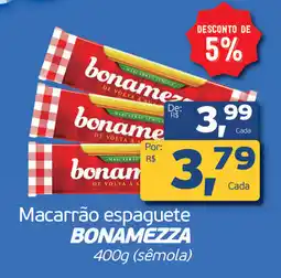 Cometa Supermercados Macarrão espaguete BONAMEZZA oferta