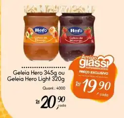 Giassi Supermercados Geleia Hero ou Geleia Hero Light oferta