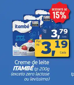 Cometa Supermercados Creme de leite ITAMBÉ tp oferta