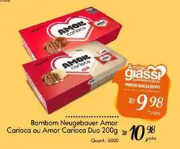 Giassi Supermercados Bombom Neugebauer Amor Carioca ou Amor Carioca Duo oferta