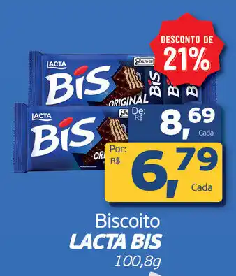 Cometa Supermercados Biscoito LACTA BIS oferta