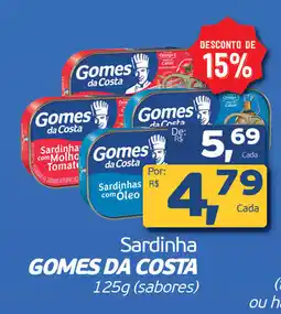 Cometa Supermercados Sardinha GOMES DA COSTA oferta