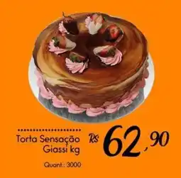 Giassi Supermercados Torta Sensação Giassi oferta