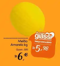 Giassi Supermercados Melão Amarelo oferta