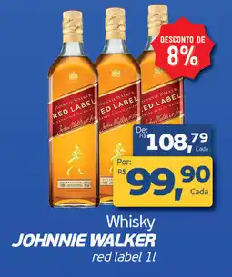 Cometa Supermercados Whisky JOHNNIE WALKER red label oferta