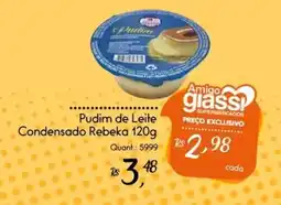Giassi Supermercados Pudim de Leite Condensado Rebeka oferta