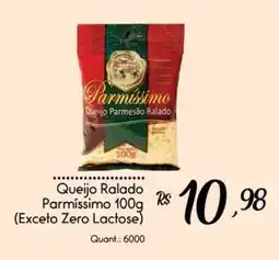 Giassi Supermercados Queijo Ralado Parmissimo oferta