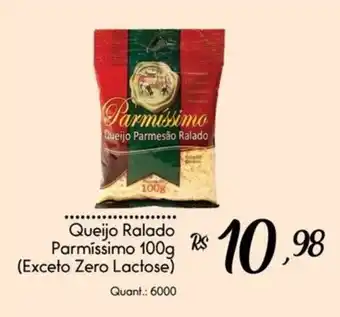 Giassi Supermercados Queijo Ralado Parmissimo oferta