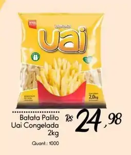 Giassi Supermercados Batata Palito Uai Congelada oferta