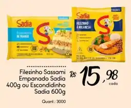 Giassi Supermercados Filezinho Sassami Empanado oferta