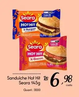 Giassi Supermercados Sanduíche Hot Hit Seara oferta