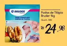 Giassi Supermercados Postas de Tilápia Bruder oferta