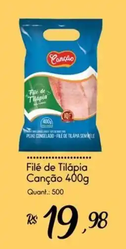 Giassi Supermercados Filé de Tilápia Canção oferta