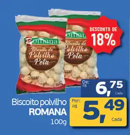 Cometa Supermercados Biscoito polvilho ROMANA oferta