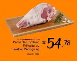 Giassi Supermercados Pernil de Cordeiro Frimazo ou Celebra Pedaço oferta