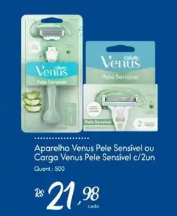 Giassi Supermercados Aparelho Venus Pele Sensível ou Carga Venus Pele Sensível oferta